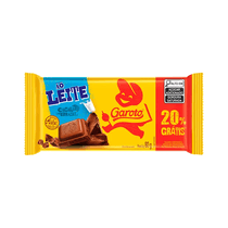 Tablete de Chocolate ao Leite Garoto 80g 20- Gratis